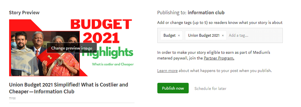 Medium: Get Instant Do-Follow Backlinks for your Website https://www.clubinfonline.com/2021/02/08/medium-get-instant-do-follow-backlinks-for-your-website/